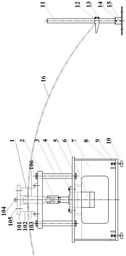 一种Φ3350mm椭球瓜瓣工件凸孔装置的制作方法