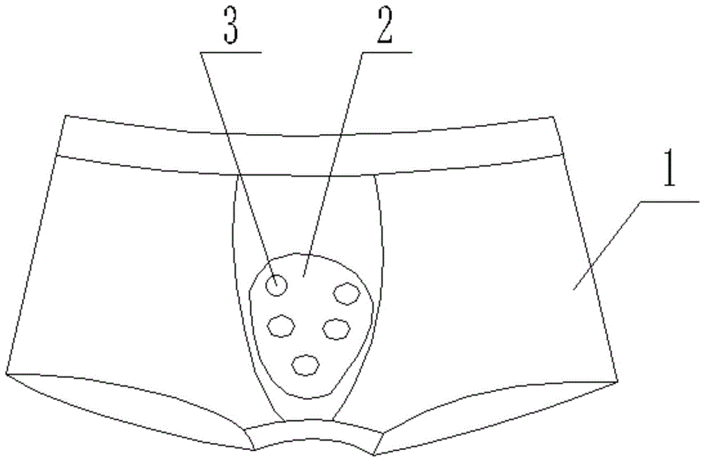 一次性包皮切除术后医用内裤的制作方法
