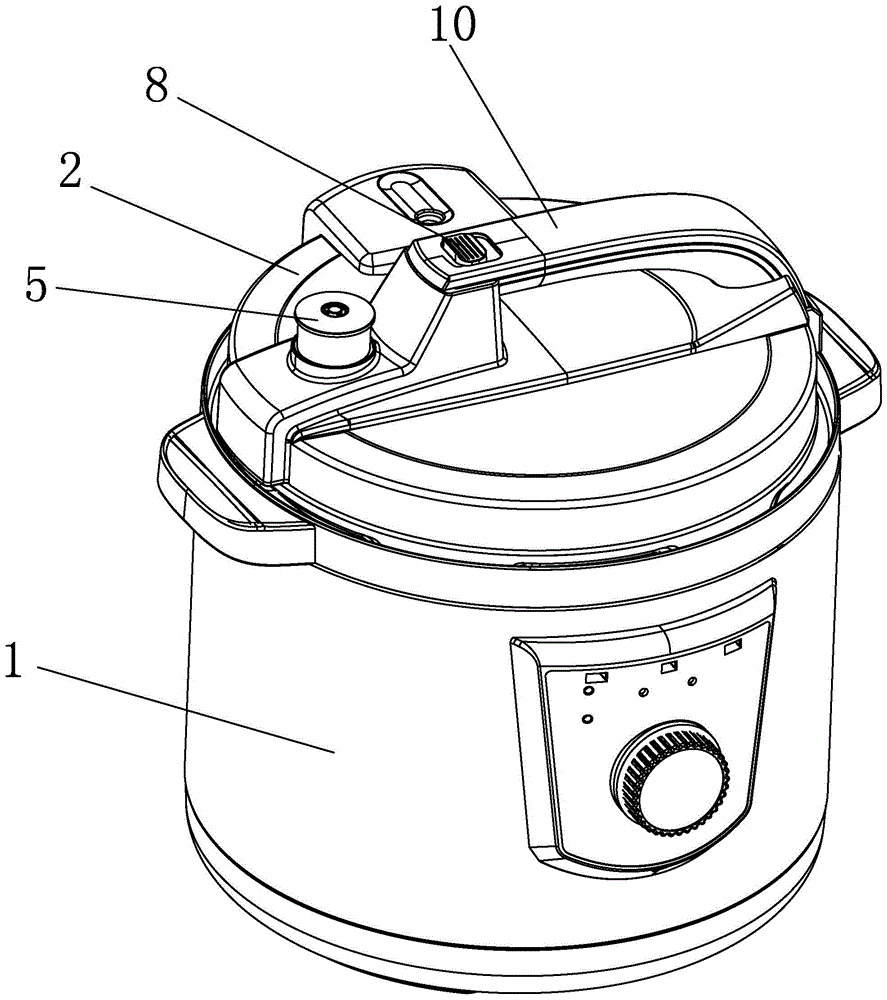 一种排气压力可调的电压力锅的制作方法