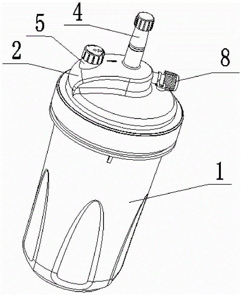 射流液体气溶胶式湿化瓶的制作方法