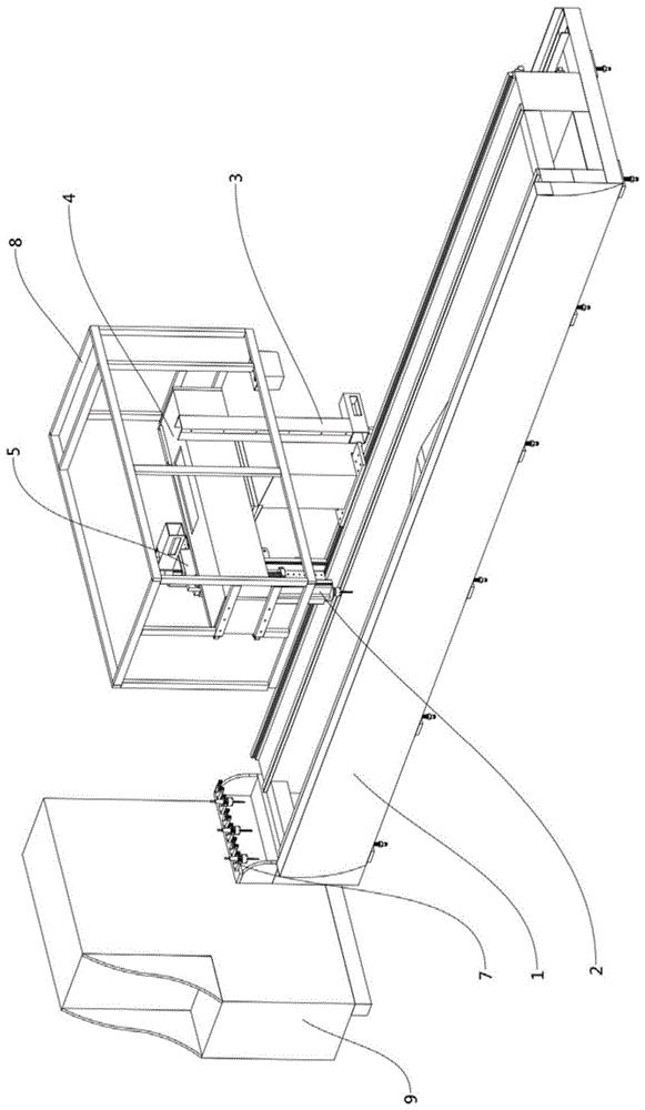 一种平移进给系统及加工中心的制作方法