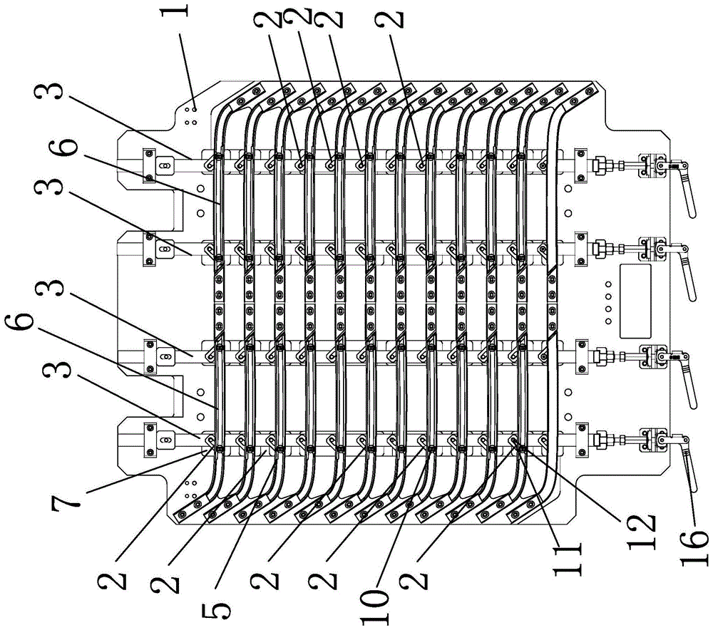 一种适用于汽车饰条机器人抛光治具的夹紧机构的制作方法