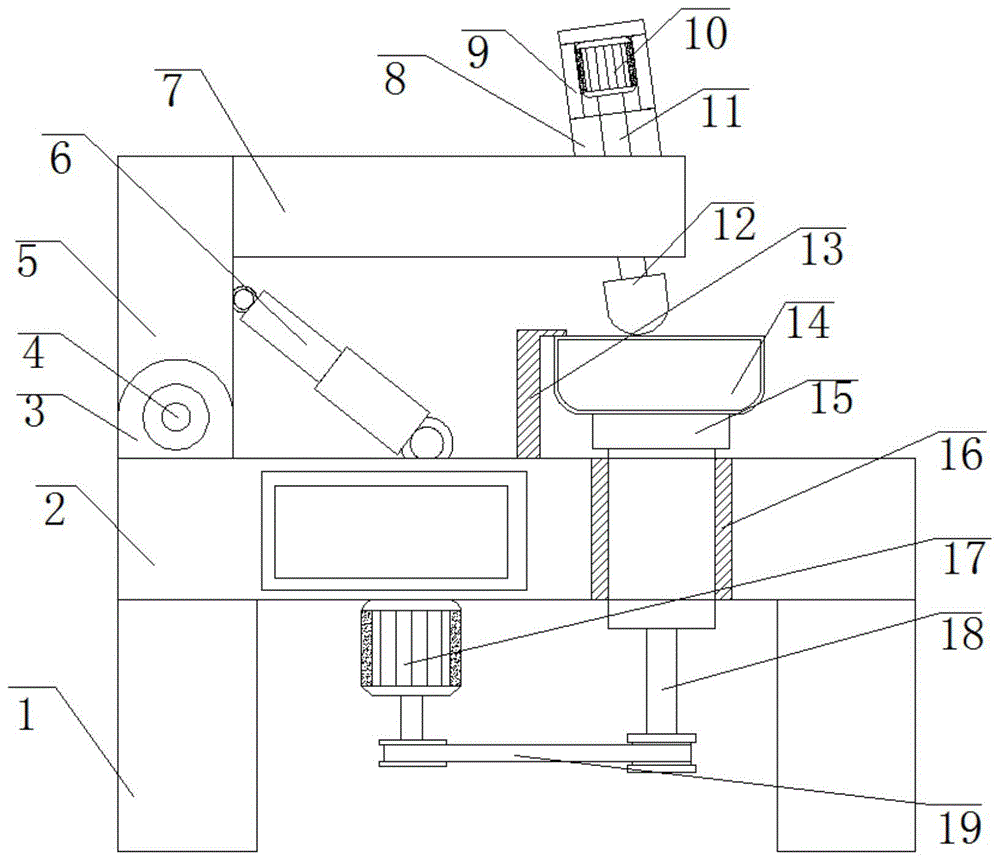 一种陶瓷制作用滚压成型机的制作方法