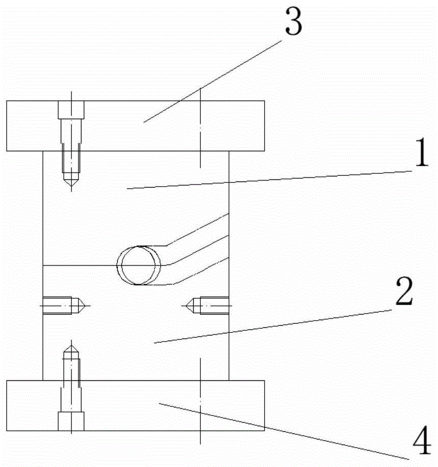 一种空间转角弯头模具的制作方法