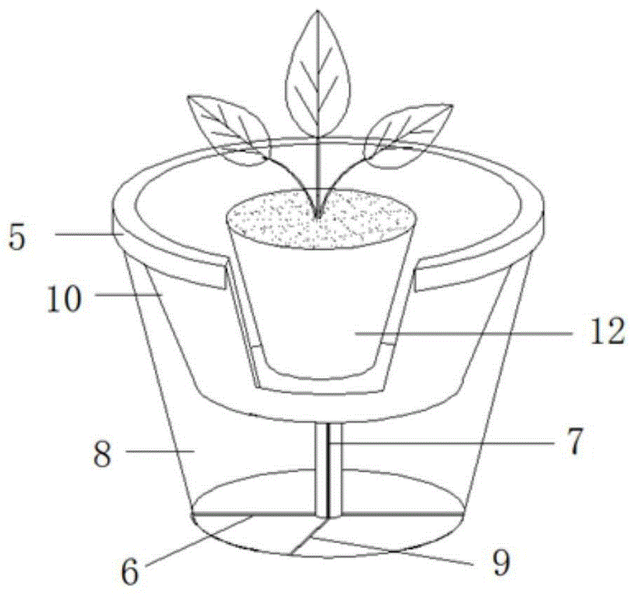 可变径的3d智能花盆的制作方法