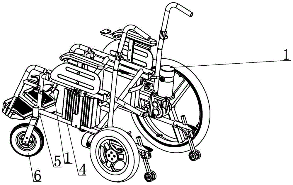 一种电动轮椅车的制作方法