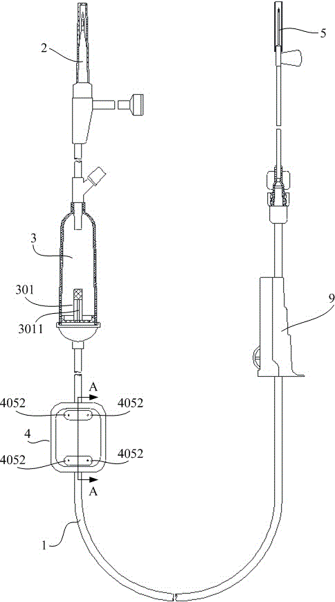 一次性使用营养液输液装置的制作方法