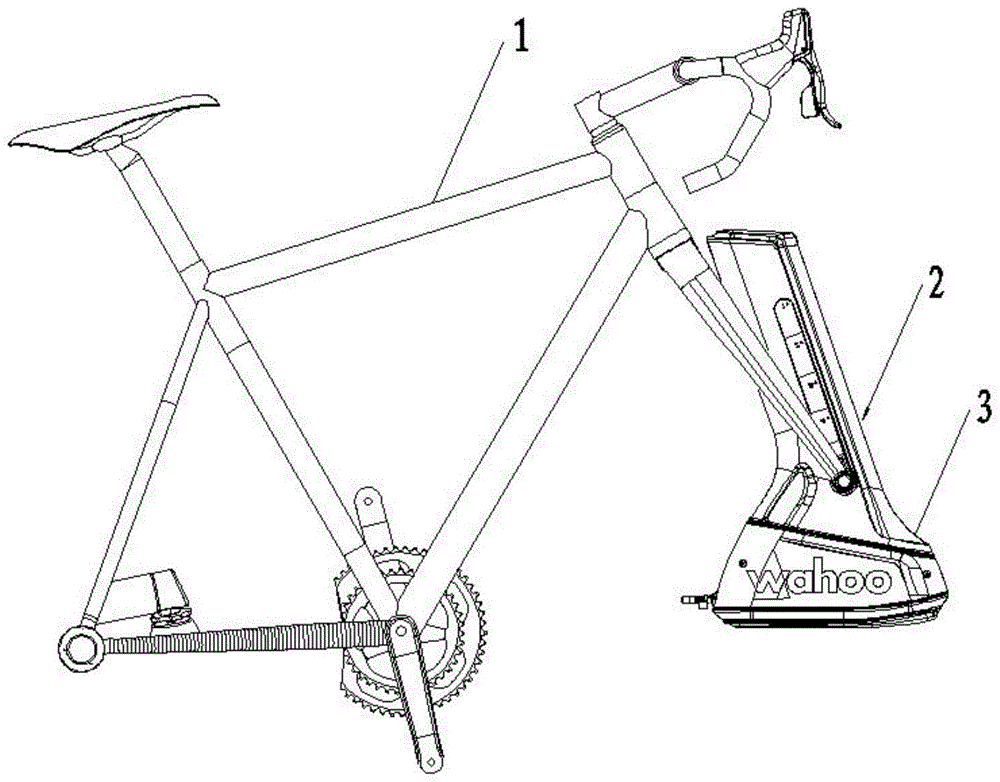 一种方便调节的脚踏车训练机的制作方法