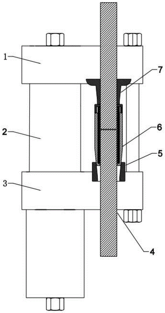 冷挤压复合式缩径钢筋连接设备及连接方法与流程