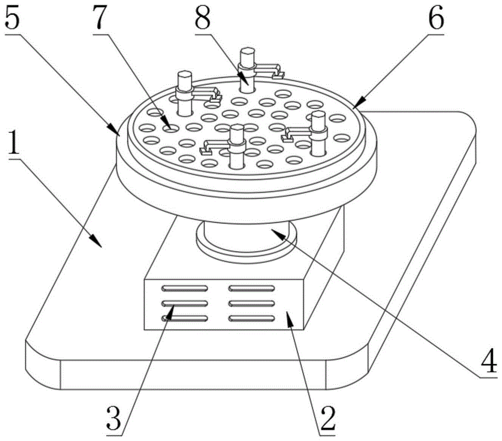 一种三轴联动激光打标机的工作台的制作方法