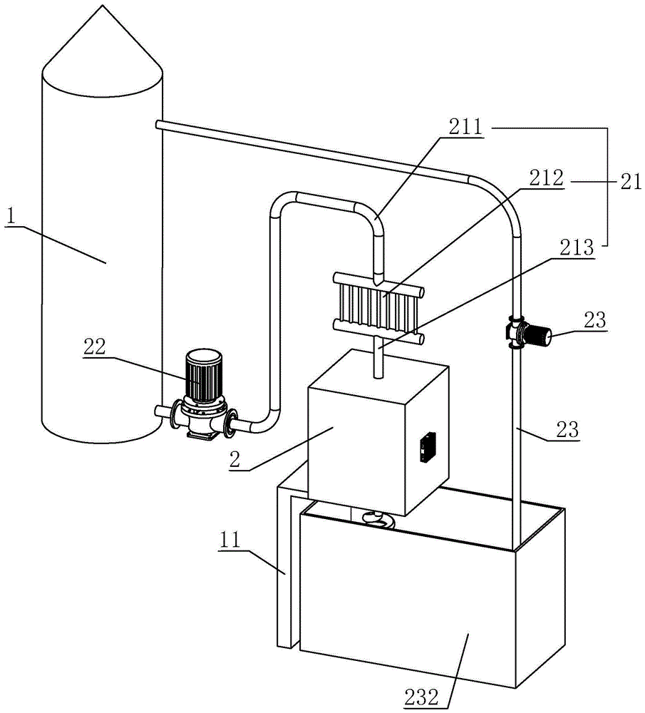 一种定型机的废气喷淋结构的制作方法