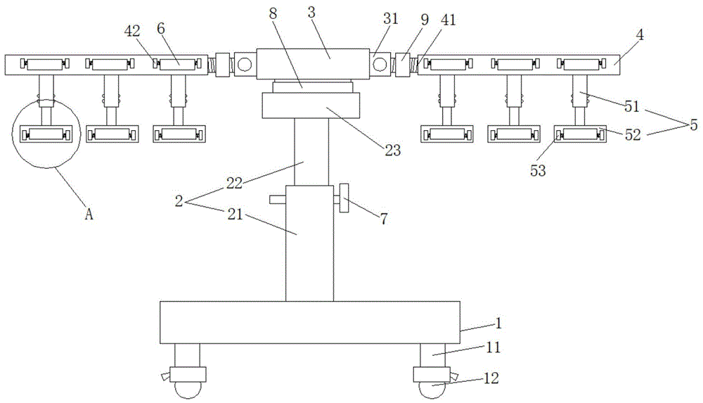 一种生物教学用图纸挂架的制作方法