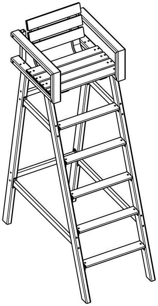 一种裁判椅的制作方法