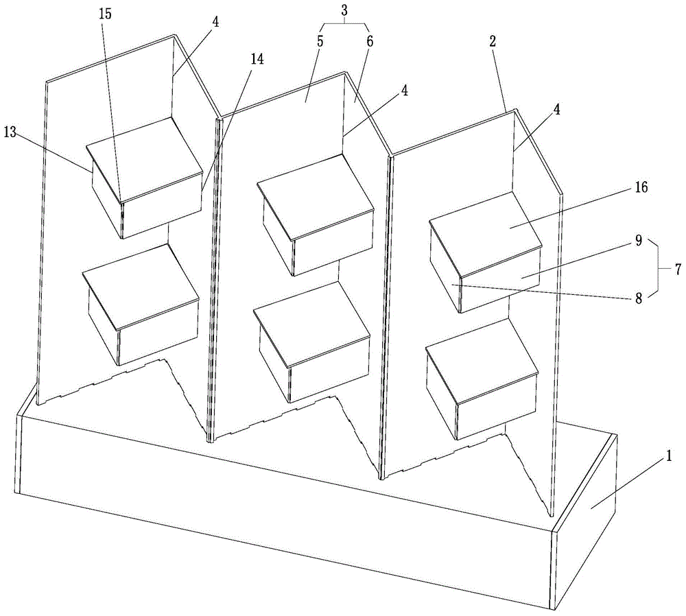 一种瓦楞纸展架的制作方法