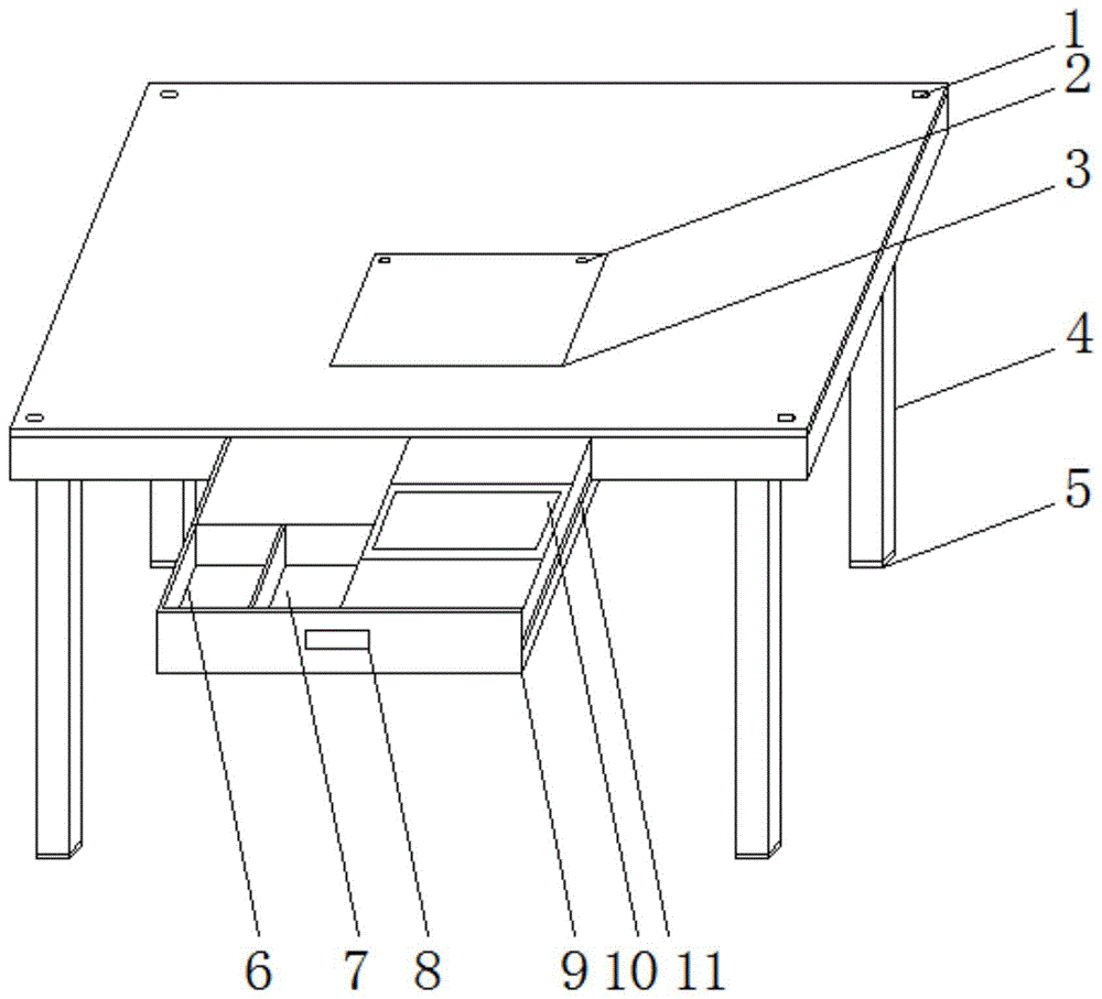 一种美术教学用简笔画绘画辅助装置的制作方法