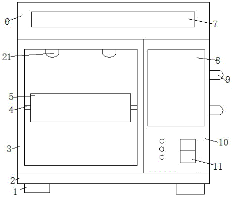 一种带有显示功能的展具的制作方法