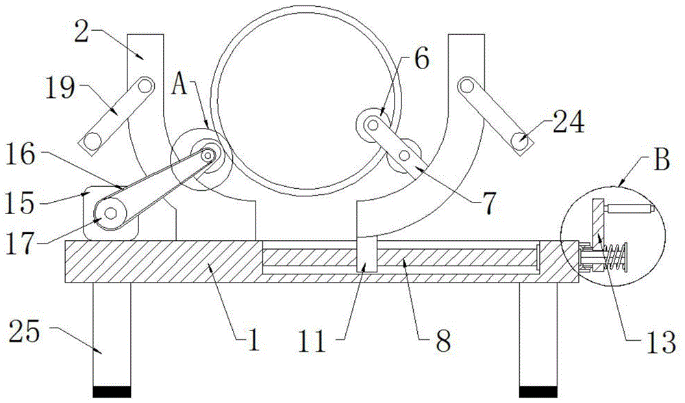 一种自动型金属管在线校圆装置的制作方法