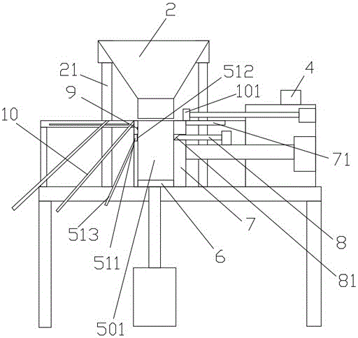 一种用于将建筑垃圾制成砖的免烧的制砖设备的制作方法