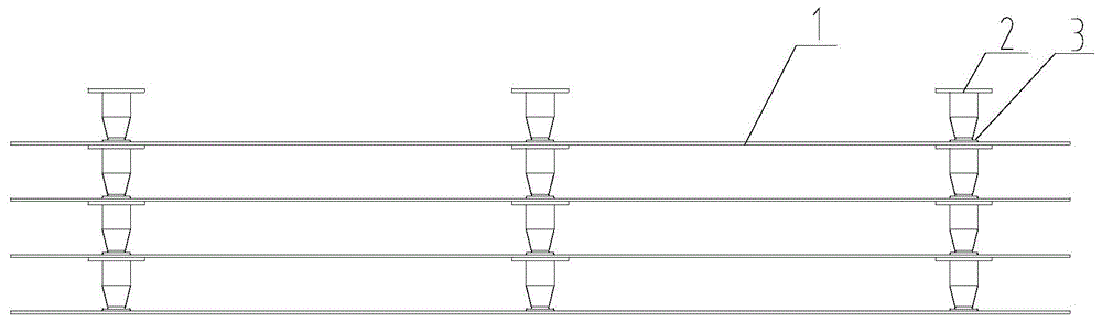 一种立体生产带孔叠合楼板的柔性模台系统的制作方法