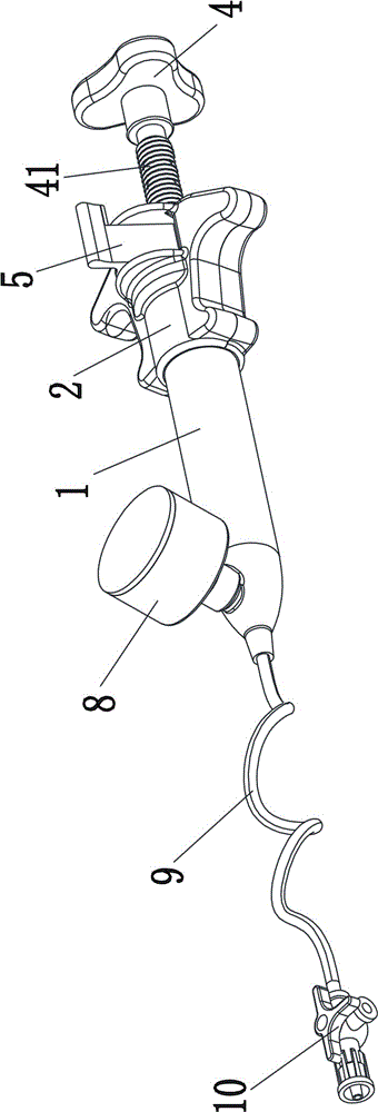 一种球囊扩充压力泵的制作方法