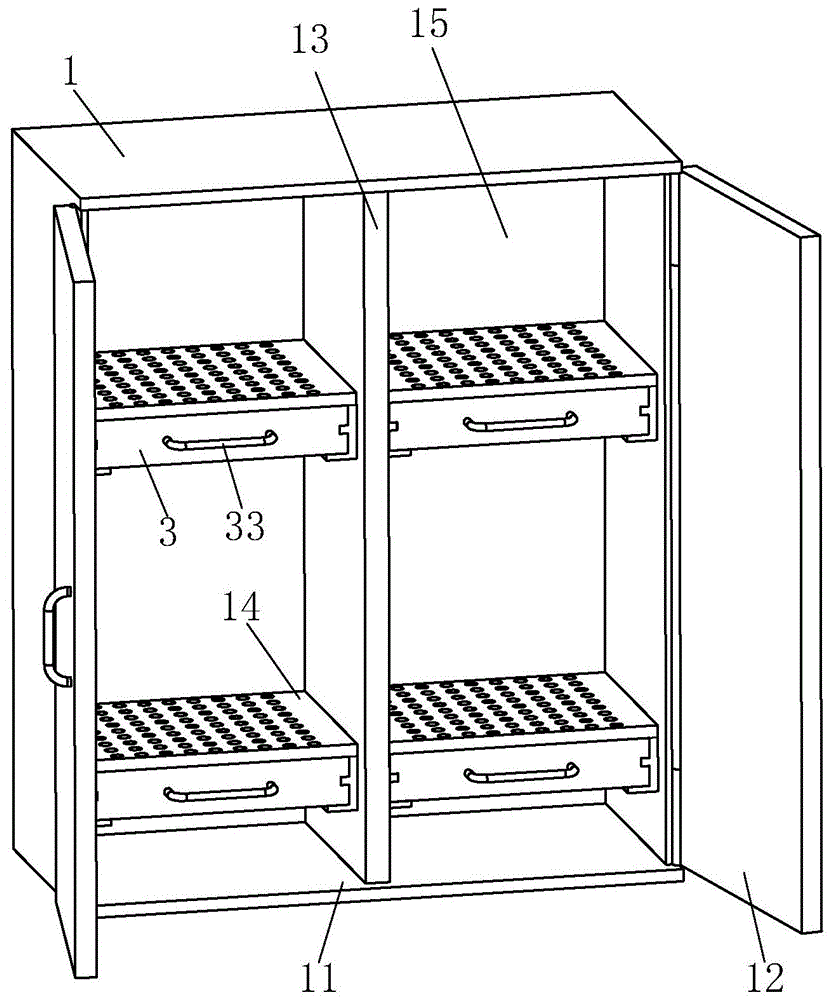 一种具有除湿效果的衣柜的制作方法