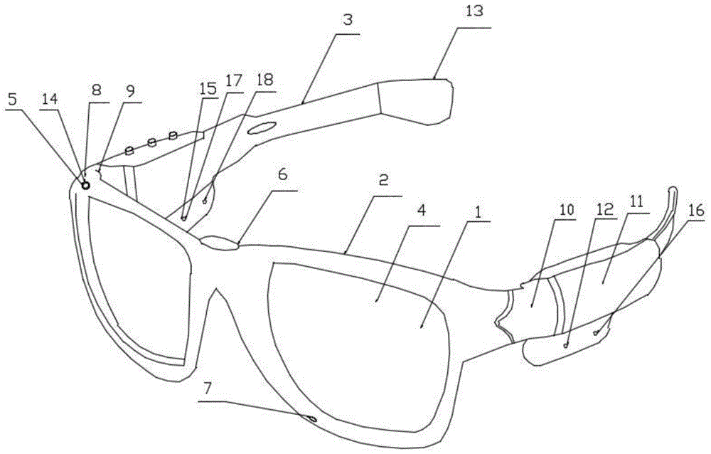 一种人工智能导盲眼镜的制作方法