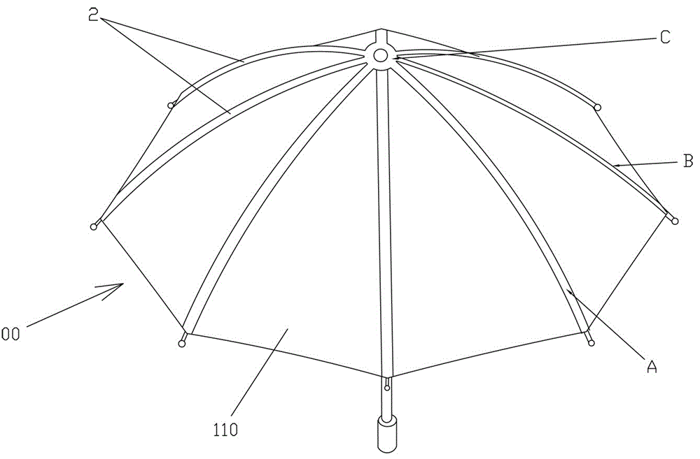可防止伞面漏水的伞布的制作方法