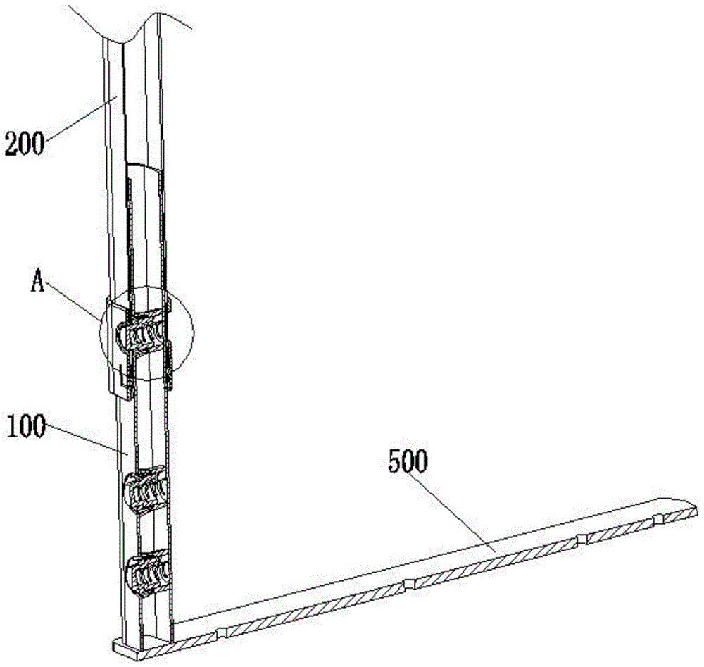 一种床护栏升降装置的制作方法