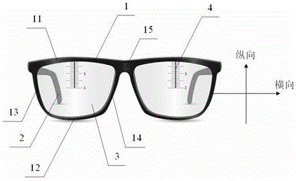 一种用于测量单眼瞳高的眼镜框架的制作方法