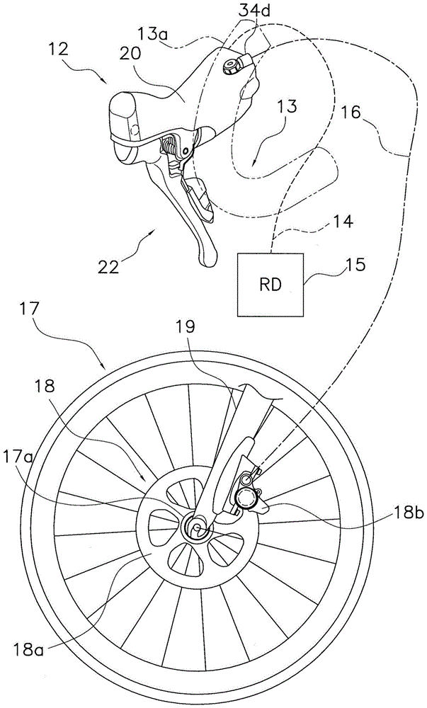 自行车用控制装置的制作方法