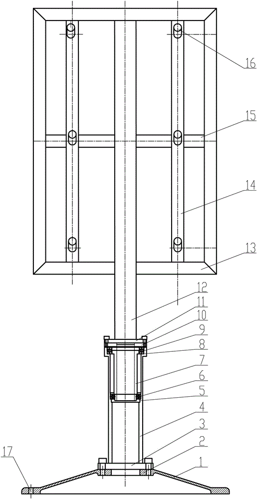 用于不同型号建材堆放的旋转料架的制作方法