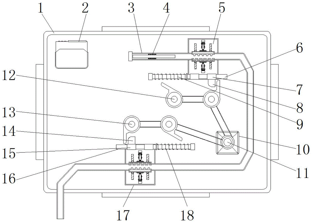 一种材料冲孔装置的制作方法