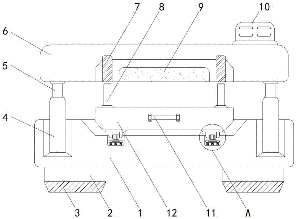 一种便于更换固定的汽车模具的制作方法