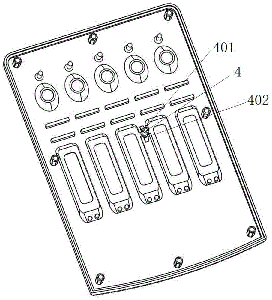一种乙肝五项指标检测盒上盖板模具的制作方法