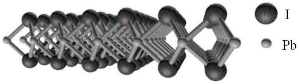 一种微波合成二维PbI2纳米结构的方法与流程
