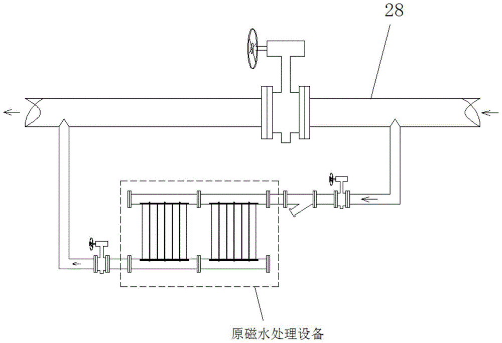 管断式磁水处理装置及换热系统的制作方法
