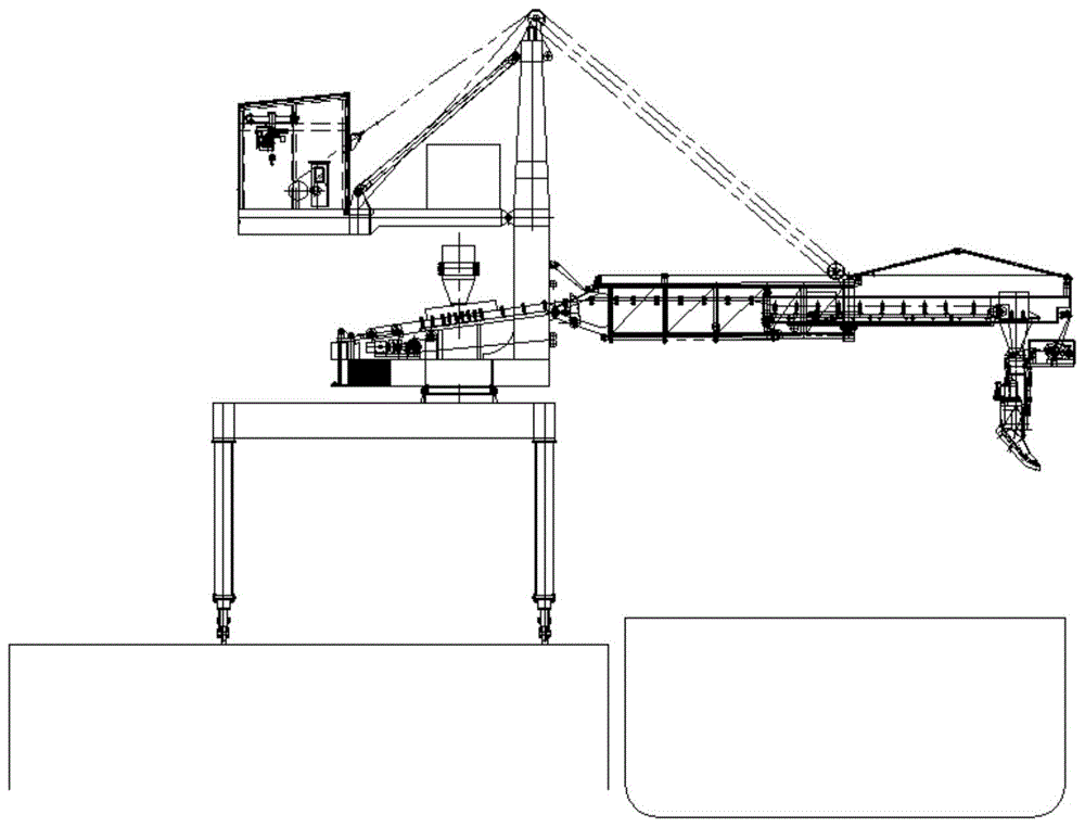 一种臂架采用套管结构型式伸缩的装船机的制作方法