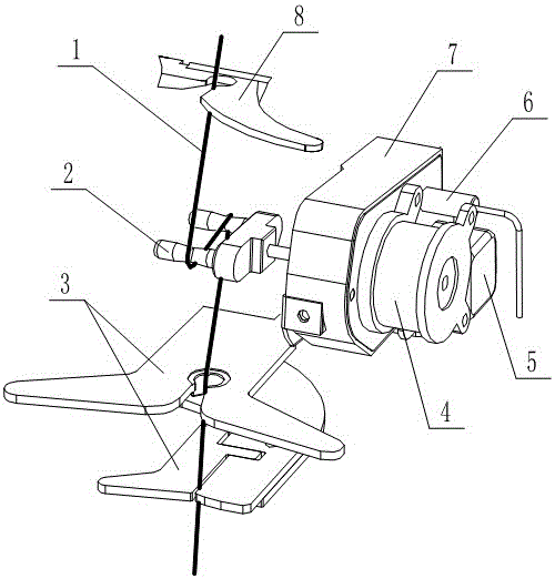 一种轴绕式络筒机纱线张力控制装置的制作方法