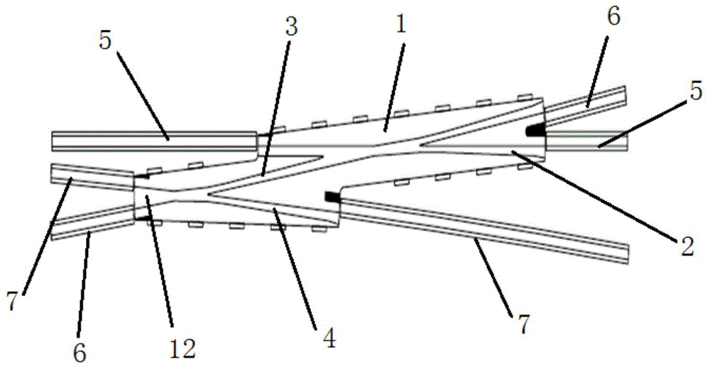 一种工字轨非对称焊接式三开道岔合金钢叉心的制作方法