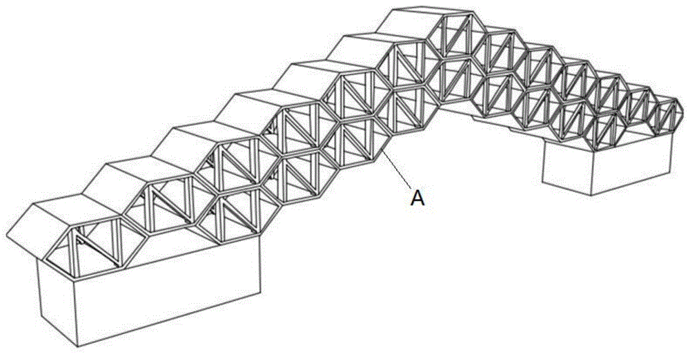 模块化装配式蜂窝桥梁结构的制作方法