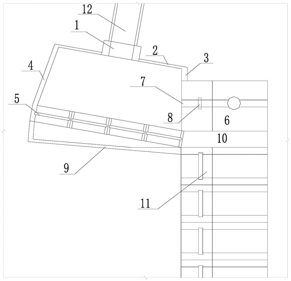 生态电站与首部枢纽建筑集合布置结构的制作方法