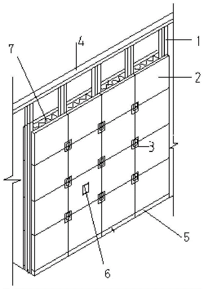 装配式轻钢龙骨砂加气板预制隔墙及其施工方法与流程