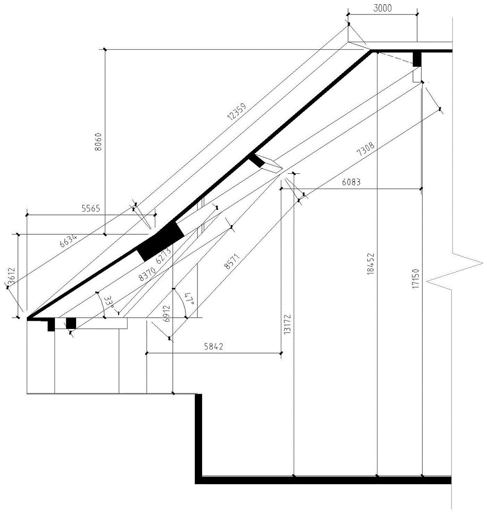 一种折线型外墙与屋面相连混凝土结构的施工方法与流程