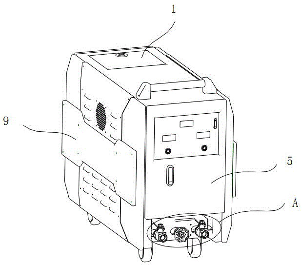 一种移动式电加热高温高压清洗机的制作方法