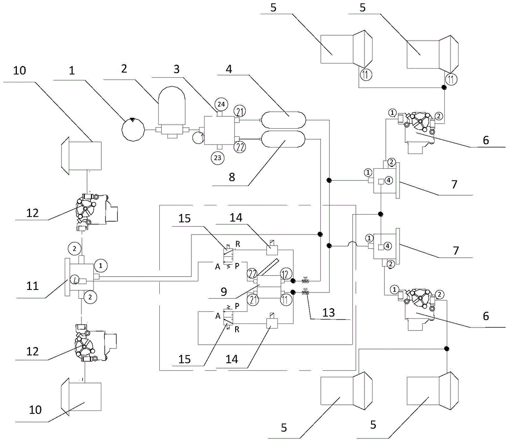 一种行车制动系统及电动车辆的制作方法