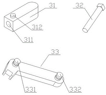 一种平开折叠门的折叠联动机构及平开折叠门的制作方法