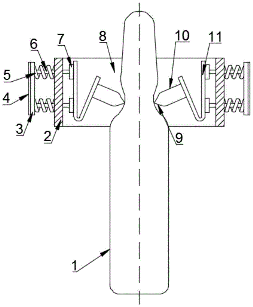 一种神经外科科室用压簧式安瓿瓶开瓶器的制作方法
