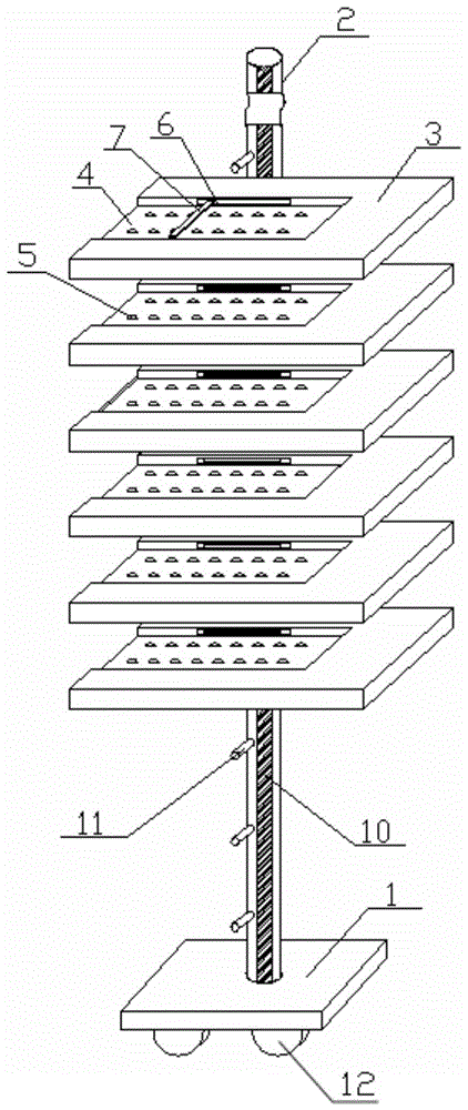 PCBA板运输放置结构的制作方法