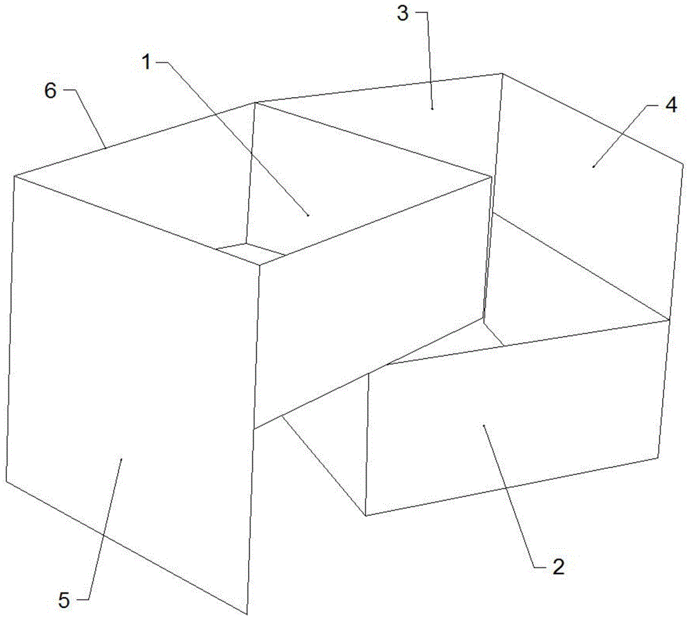 一种双层可变形盒子的制作方法