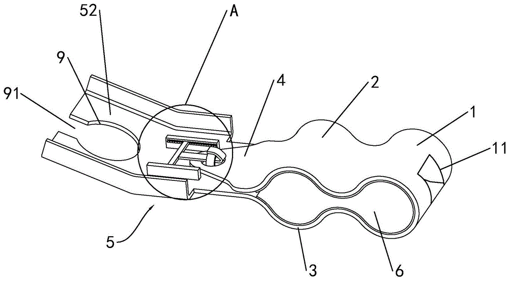一种汽车空调管路管夹的制作方法